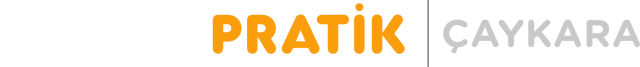 Otopratik Çaykara logosu (koyu zemin)
