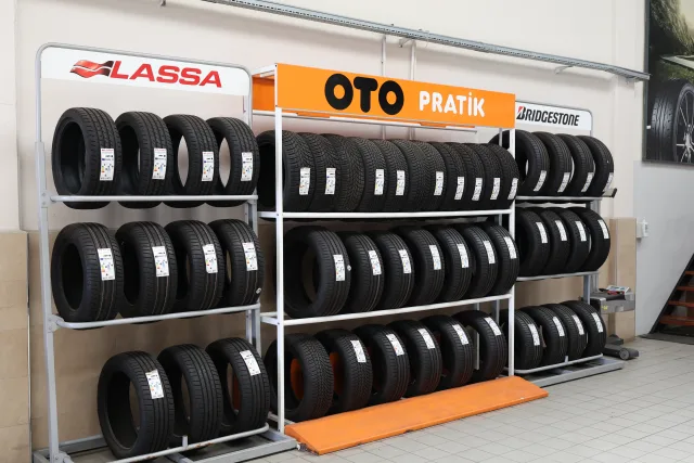 Bridgestone ve Lassa sıfır lastik teşhiri