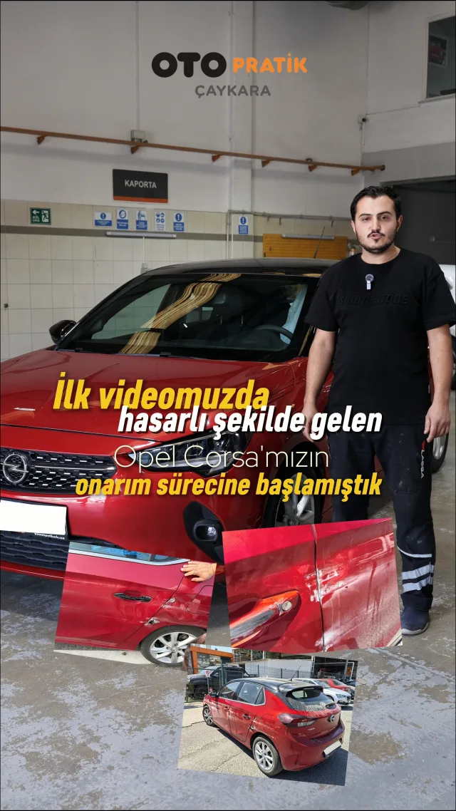 🚗 Opel Corsa’nın yenilenme süreci tamamlandı! | PART 2 İlk videoda hasarlı haliyle teslim aldığımız Opel Corsa’nın şimd...