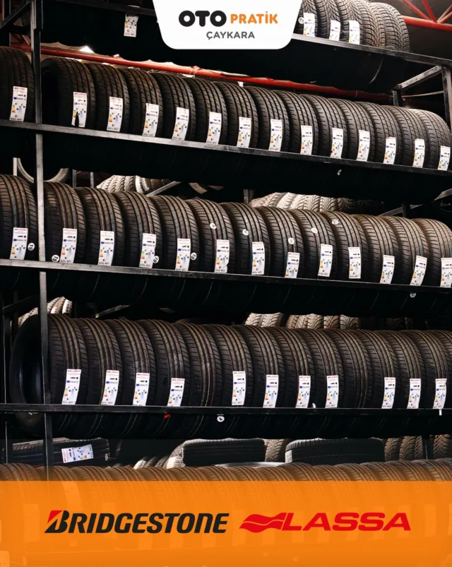 🚗 Yol güvenliği lastikten başlar! Otopratik Çaykara’da Bridgestone ve Lassa lastik seçenekleriyle aracınız için doğru l...