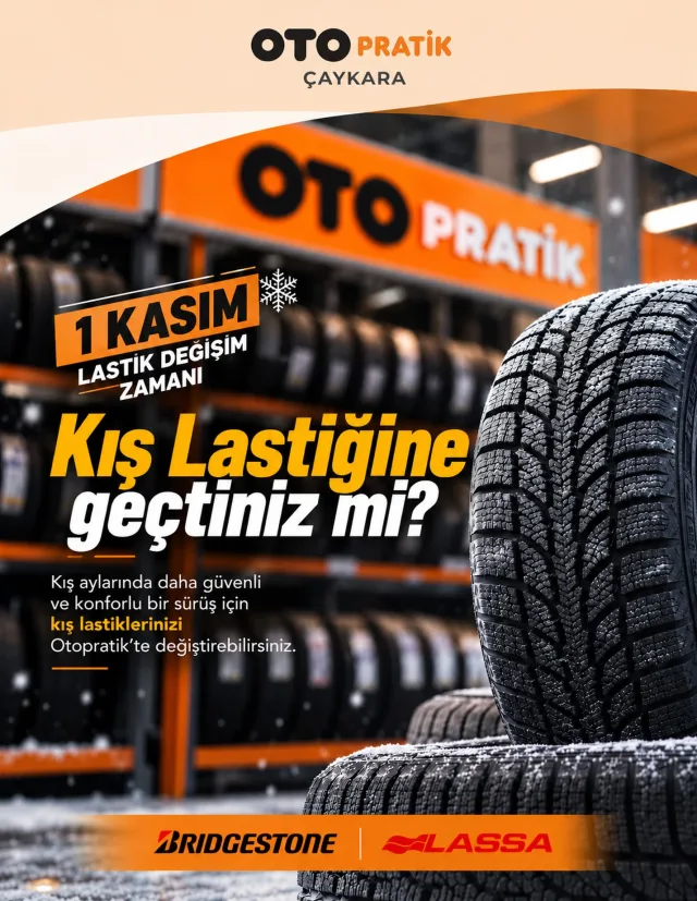 ❄️ 1 KASIM KIŞ LASTİĞİ DEĞİŞİM ZAMANI! 🛞 Kışa hazırlıksız yakalanmayın! 🚗💨 Güvenli ve konforlu bir sürüş için kış las...